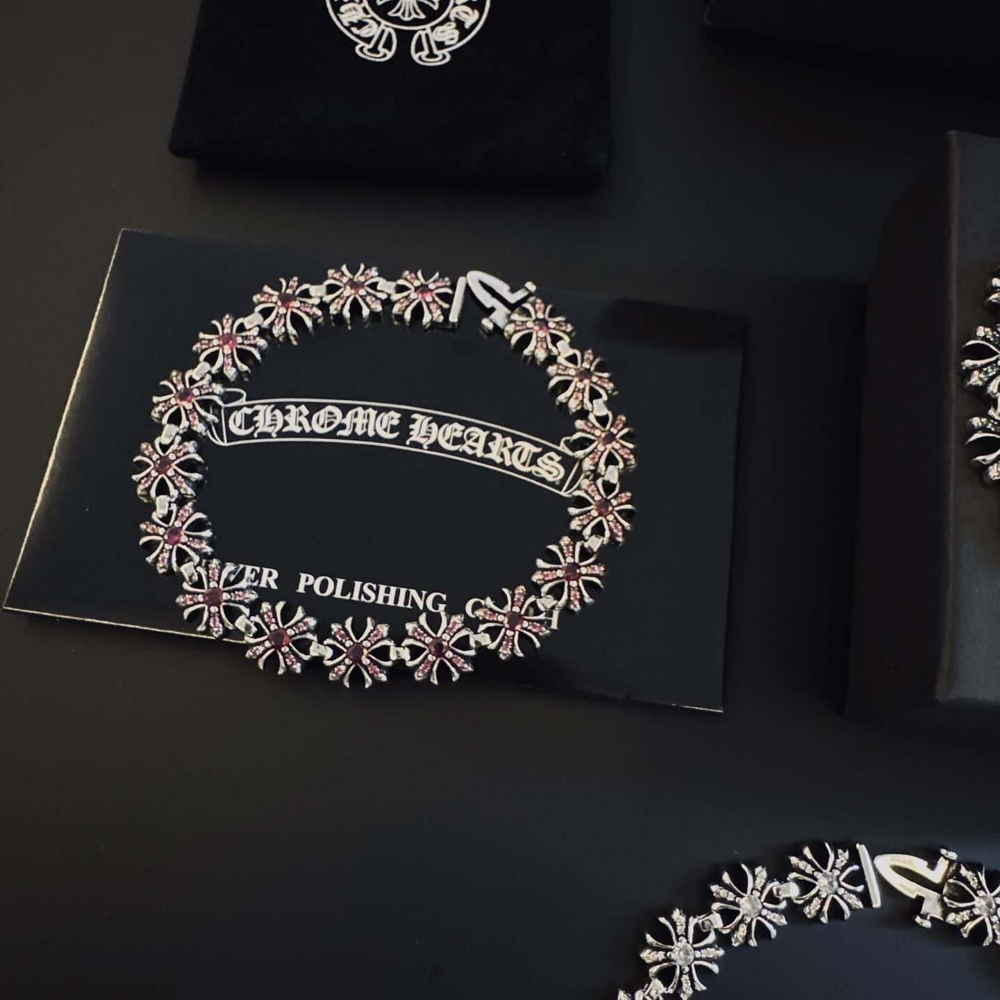 Chrome Hearts Silver Flower Bracelet
